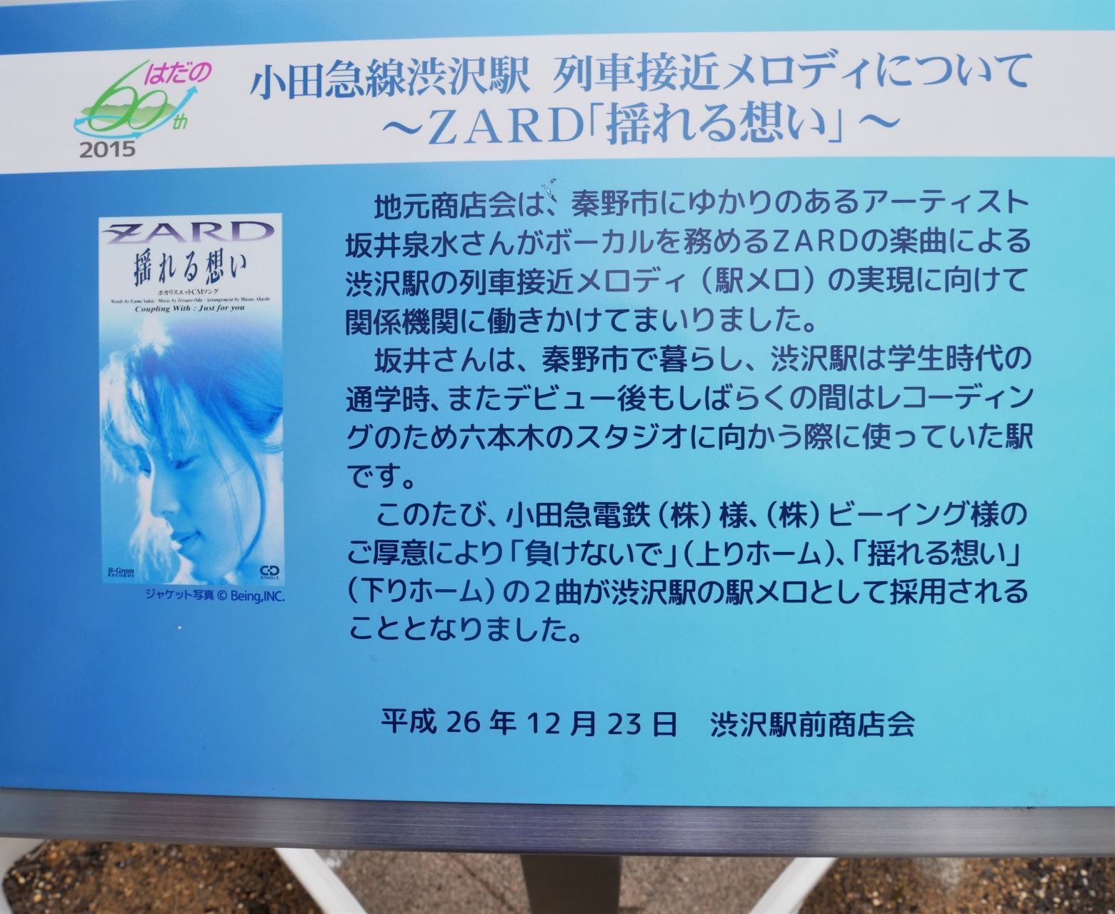 スケールモデル 新作 ZARD 限定300個 駅メロ記念ピンズ 小田急線渋沢駅｜タレントグッズ ミュージシャン